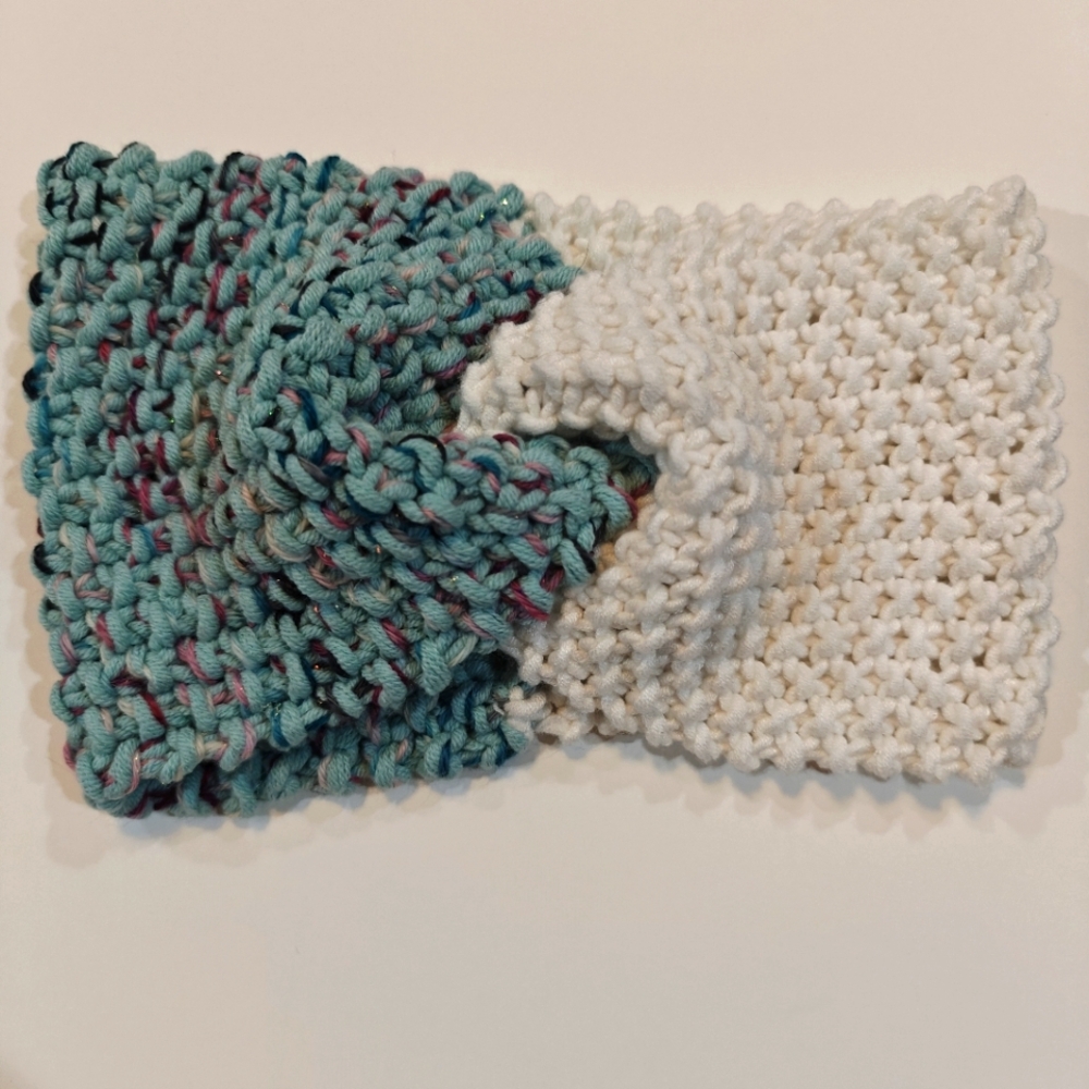 Hand Knit with a Twist Headband